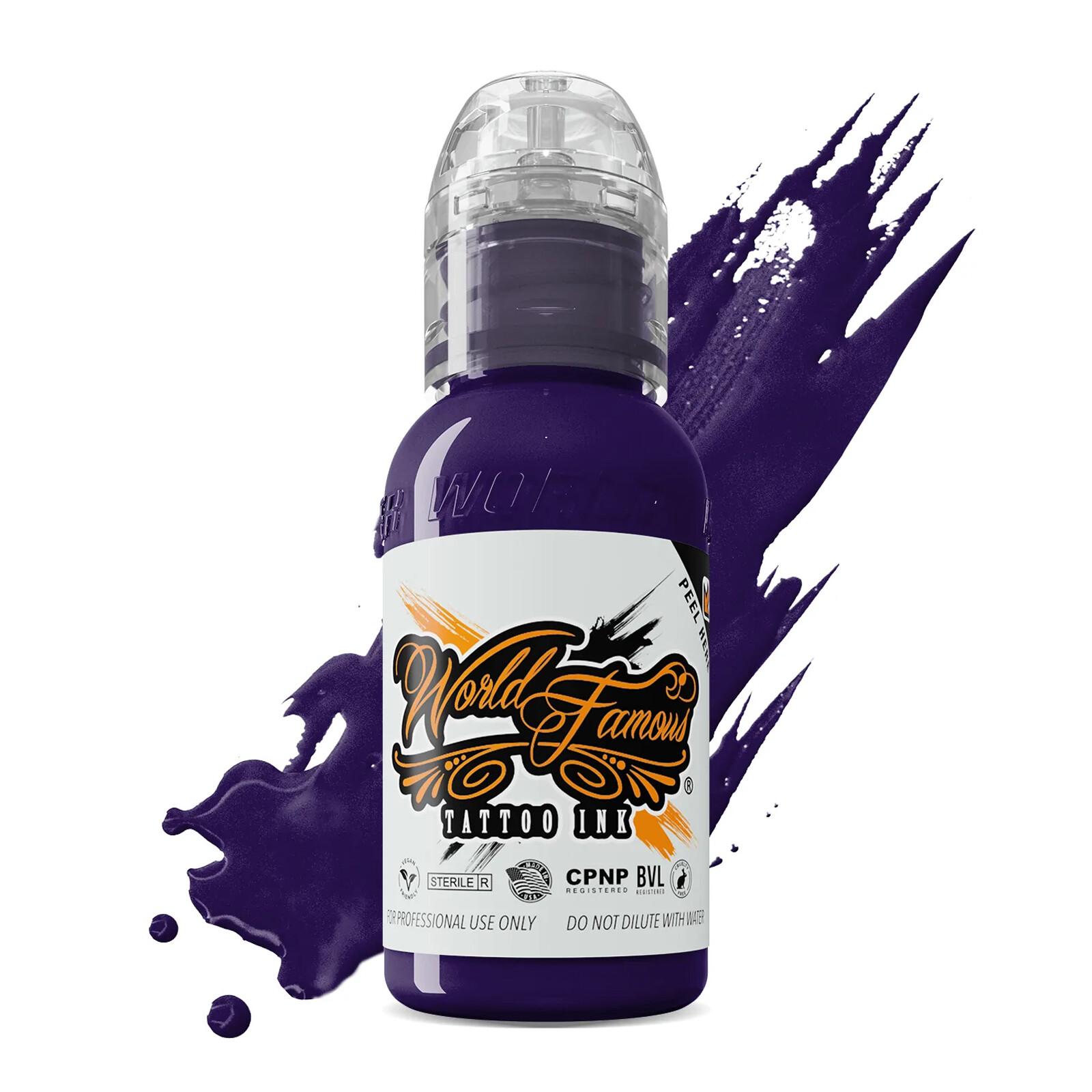 Краска World Famous Jay Freestyle Purple 4 Унции 120 Мл краска world famous tattoo ink jay freestyle turquoise 4 унции 120 мл