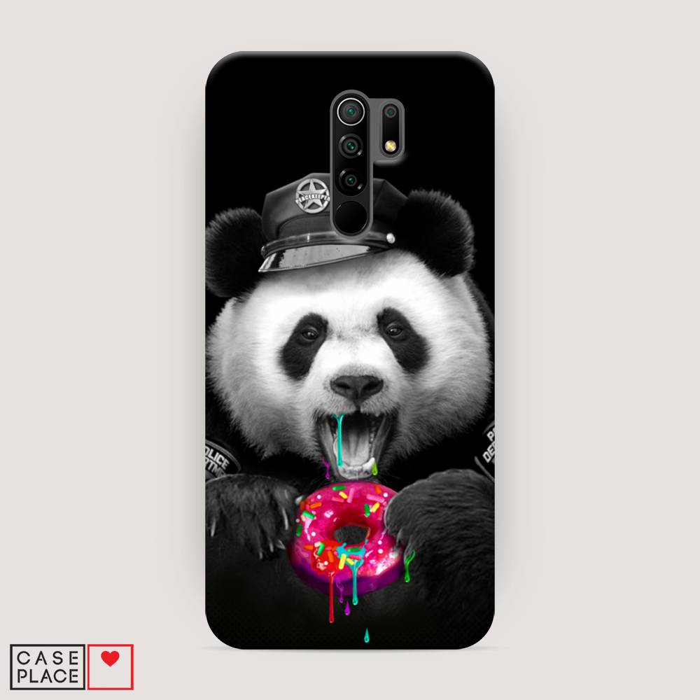 

Пластиковый чехол "Панда police" на Xiaomi Redmi 9, 38320-1