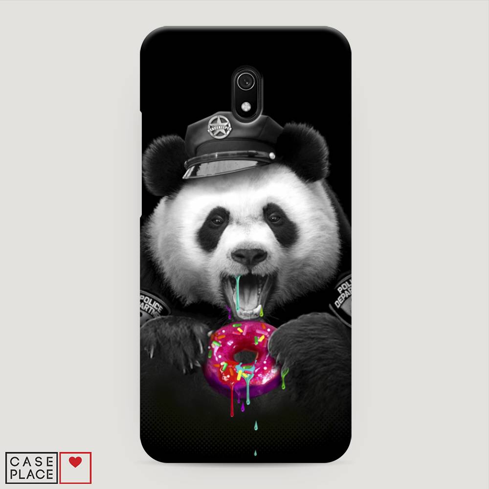 

Пластиковый чехол "Панда police" на Xiaomi Redmi 8A, 37220-1