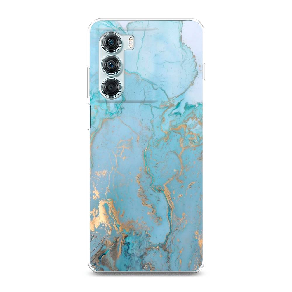 

Чехол Awog на Motorola Moto Edge S30 "Голубой мрамор рисунок", Разноцветный, 243050-3