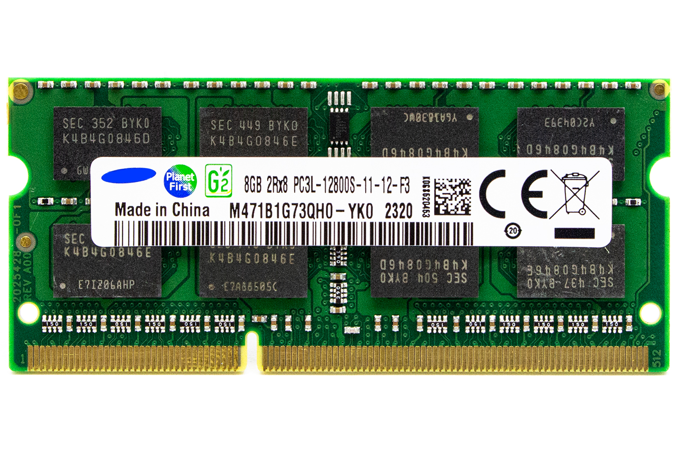 Оперативная память Samsung M471B1G73QH0-YK0 DDR3L 1x8Gb 1600MHz