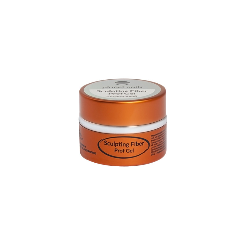 

Моделирующий прозрачно-розовый гель Sculpting Fiber Prof Gel Rose PLANET NAILS 5 г