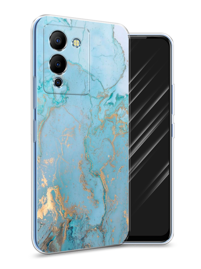 

Чехол Awog на Infinix Note 12 G96 "Голубой мрамор рисунок", Разноцветный, 3101550-3