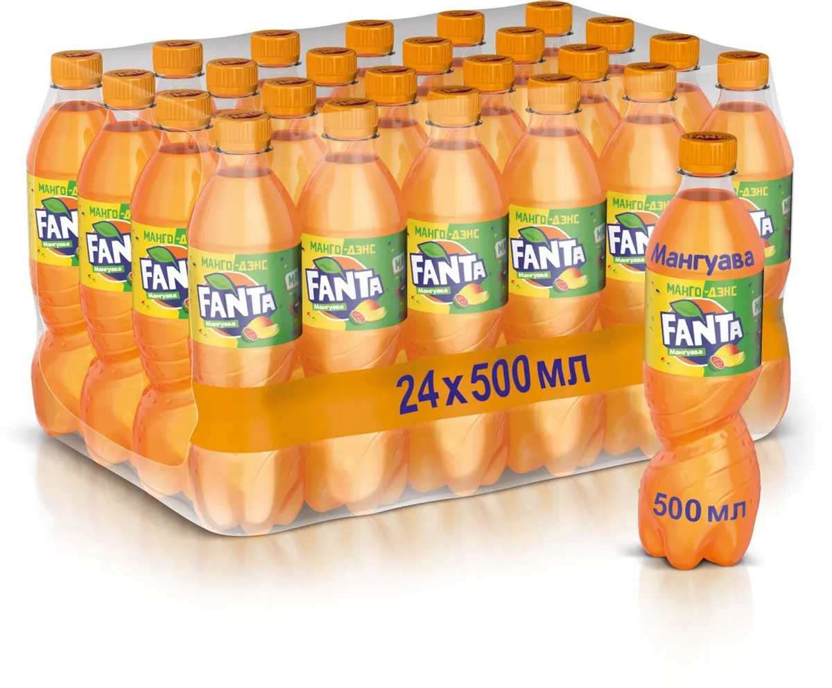 

Газированный напиток Fanta Манго Гуава, 24 шт по 500 мл