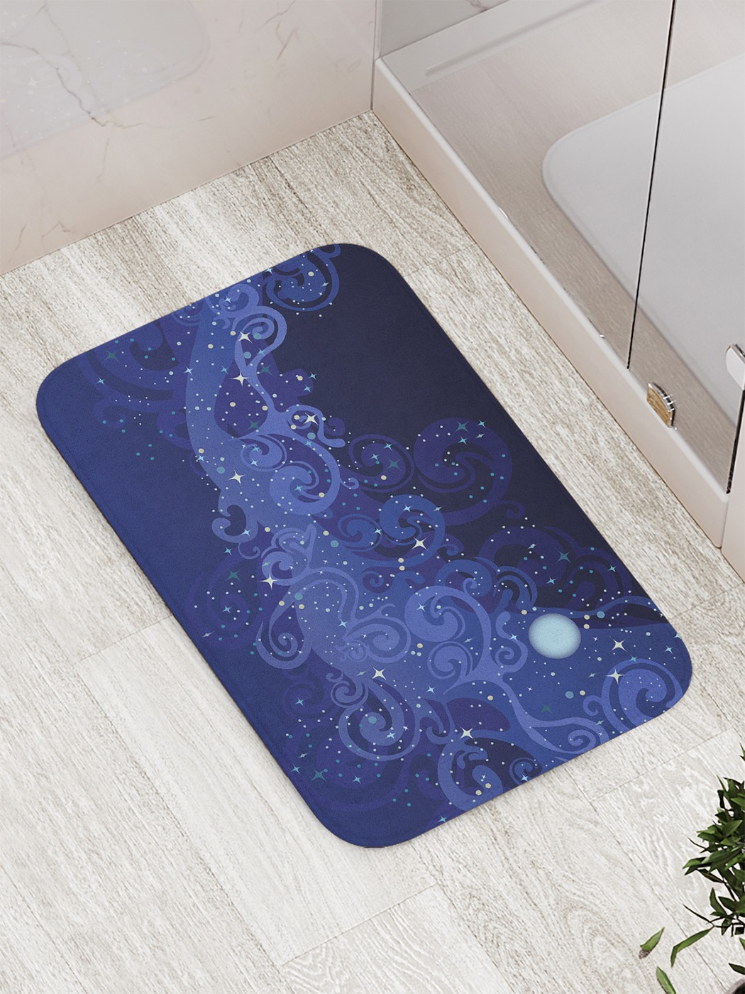 

bath_86915 Коврик противоскользящий для ванной, сауны, бассейна, 77х52 см