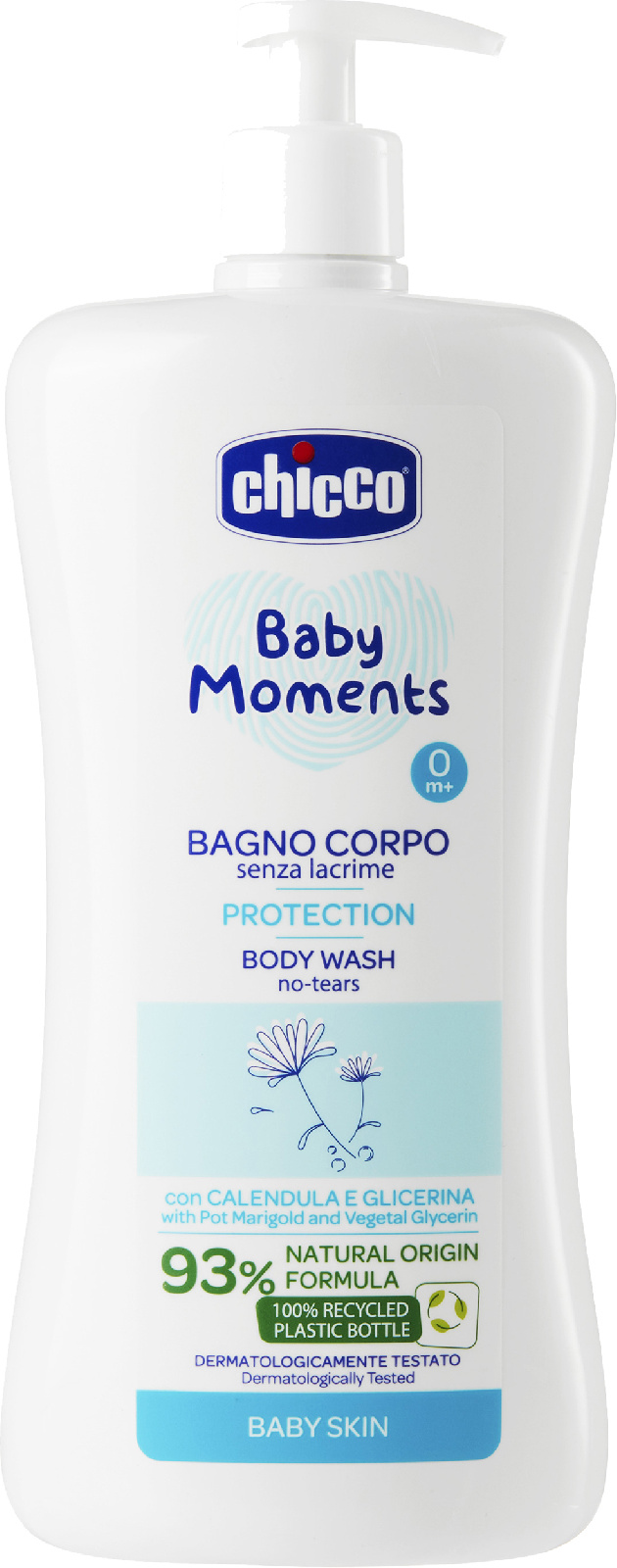 фото Пена для ванны chicco baby moments protection 0м+, 750 мл