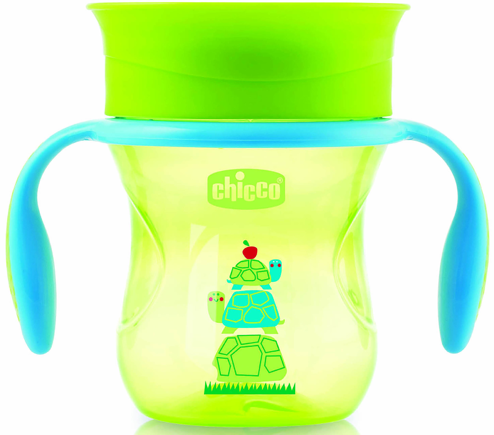 фото Поильник chicco perfect cup 360, 12м+, 200 мл, зелёный