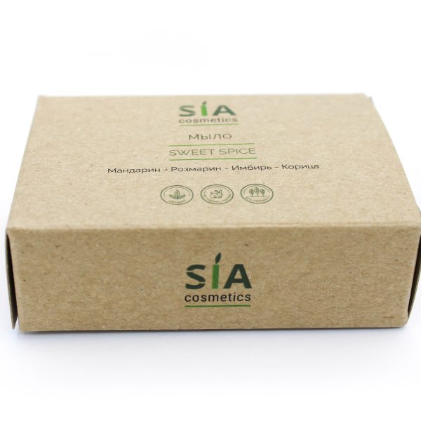 

Мыло ручной работы туалетное SIA-Cosmetics Мандарин-Розмарин Имбирь Корица Sweet Spice
