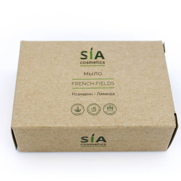 

Мыло ручной работы банное для лица рук и тела SIA-Cosmetics Розмарин Лаванда French fields