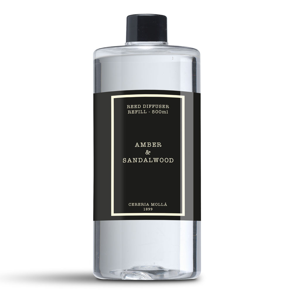 Аромат для диффузора Cereria Molla Амбра и Сандал Amber & Sandalwood 500 мл