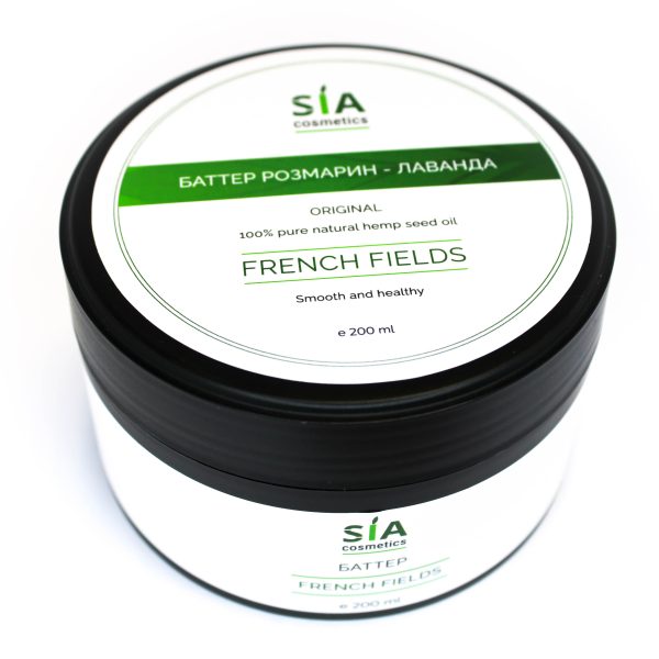 

Увлажняющий крем для тела баттер SIA-Cosmetics Розмарин -Лаванда French fields