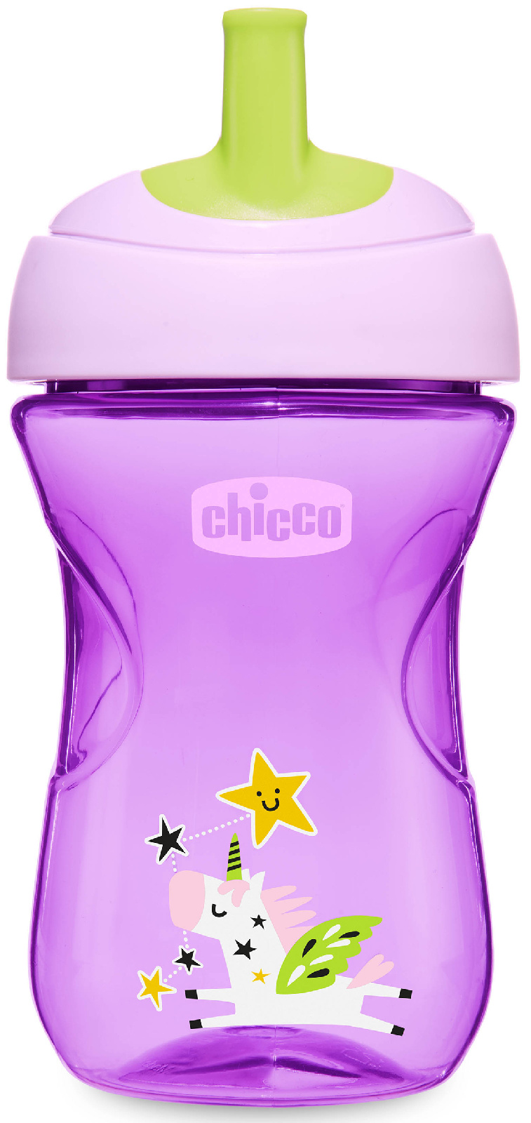 фото Поильник chicco advanced cup 266 мл, 12м+, фиолетовый