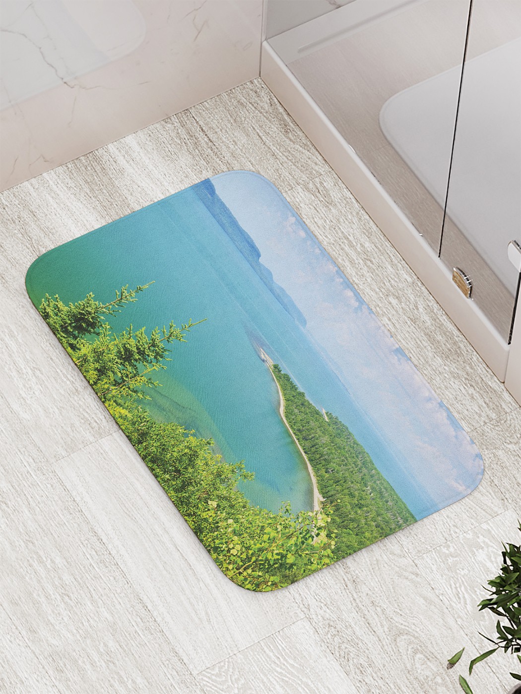 

bath_86788 Коврик противоскользящий для ванной, сауны, бассейна, 77х52 см