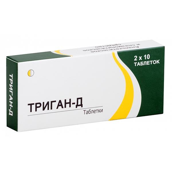 

Триган-Д таблетки 500 мг 20 шт.