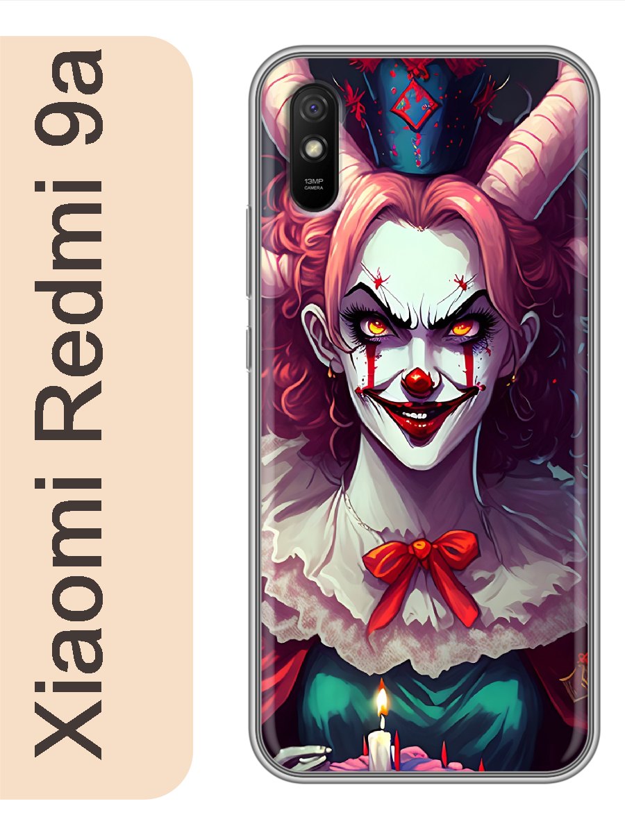 

Чехол на Xiaomi Redmi 9a Девушка пеннивайз 951, Прозрачный, red9aanim