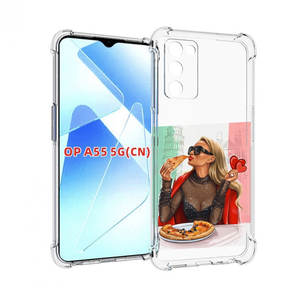 

Чехол MyPads любительница-пиццы женский для Infinix Zero X Neo, Прозрачный, Tocco
