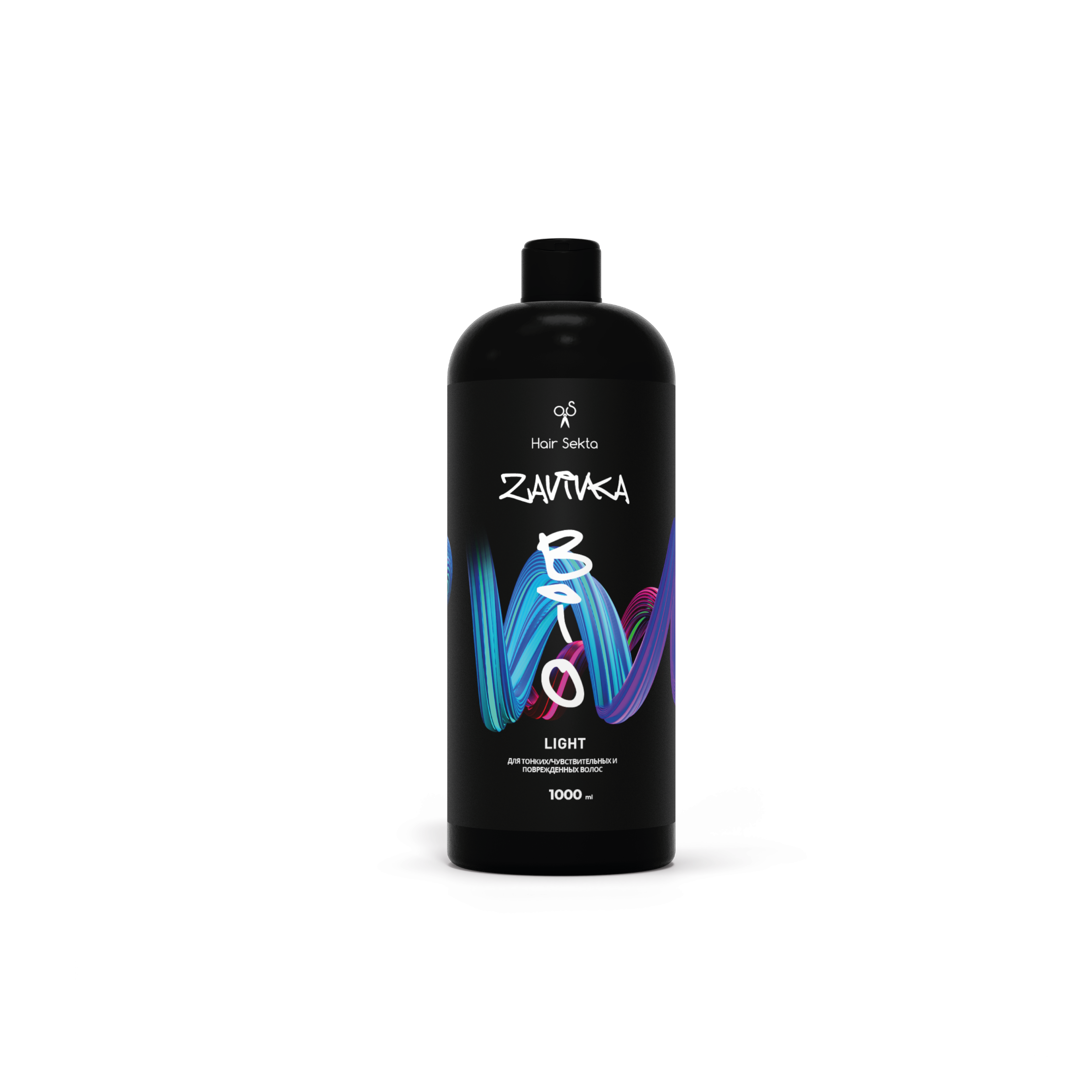 Биозавивка от Hair Sekta: Light для тонких/чувствительных и поврежденных волос 1000 мл