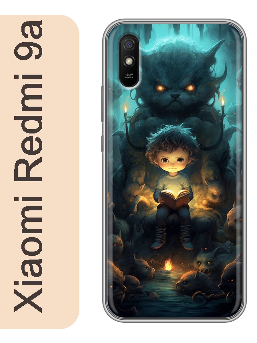 

Чехол на Xiaomi Redmi 9a мальчик и монстр 938, red9aanim