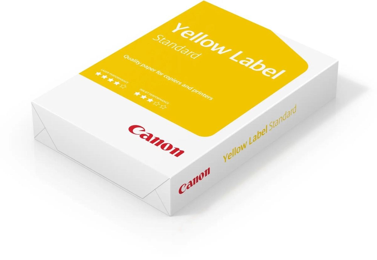 

Бумага Canon Yellow/Standard Lablel, A3, офисная, 500л, 80г/м2, белый, Бумага Canon Yellow/Standard Lablel, A3, офисная, 500л, 80г/м2, белый [6821b002]