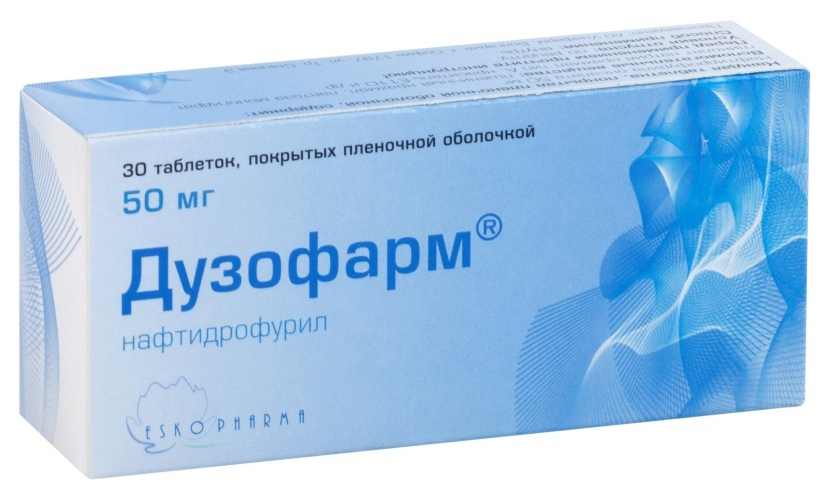 Купить Дузофарм таблетки покрытые пленочной оболочкой 50 мг 30 шт., Еско