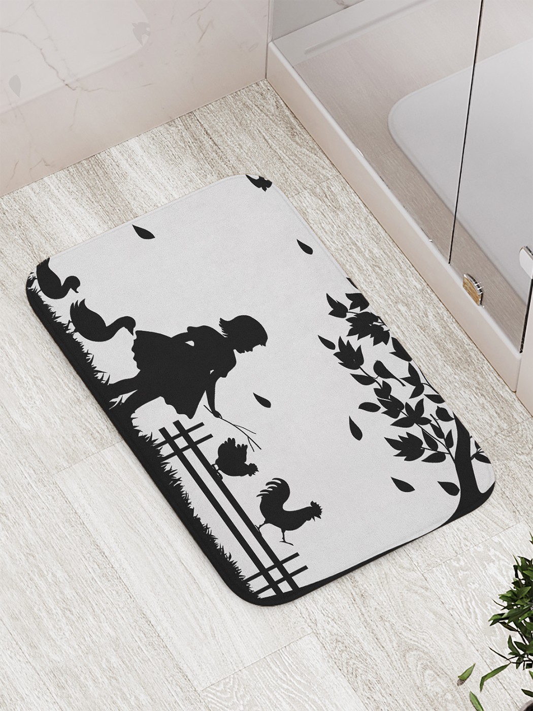 

bath_86712 Коврик противоскользящий для ванной, сауны, бассейна, 77х52 см