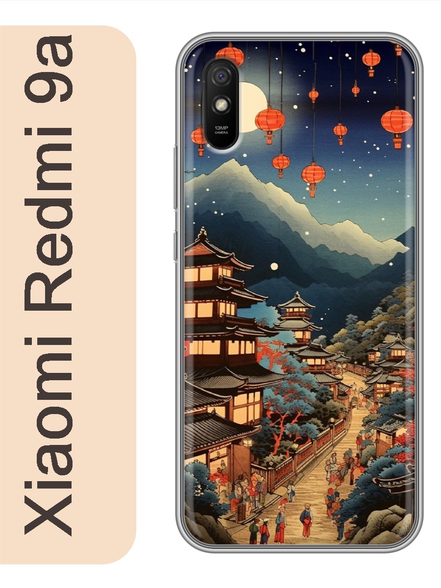 

Чехол на Xiaomi Redmi 9a япония пейзаж 931, Прозрачный, red9arzne