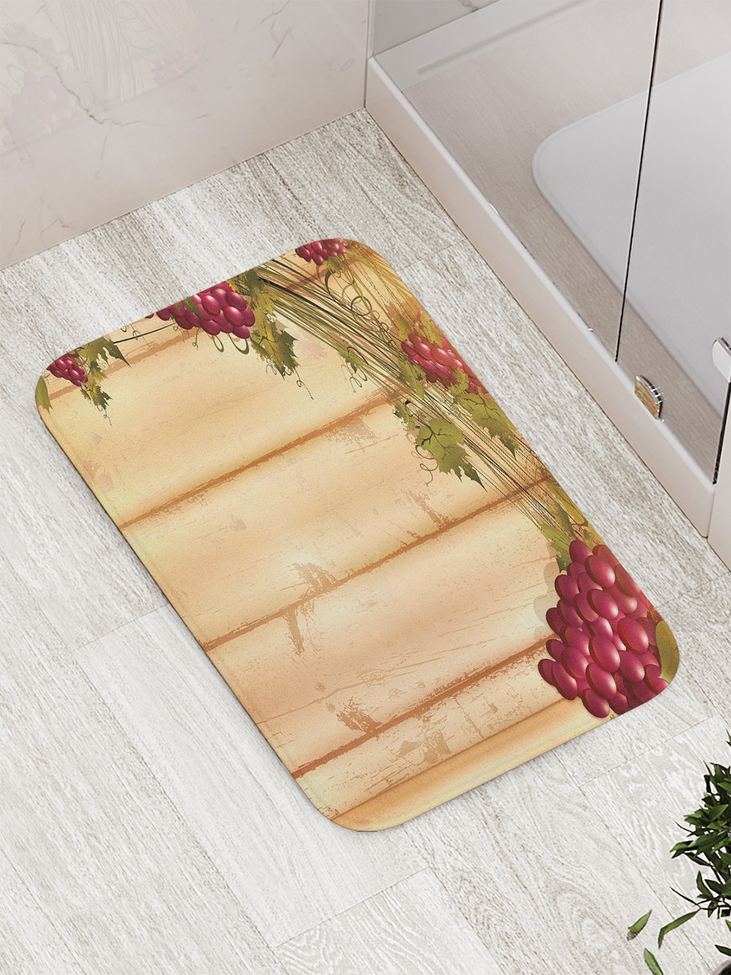 

bath_86708 Коврик противоскользящий для ванной, сауны, бассейна, 77х52 см
