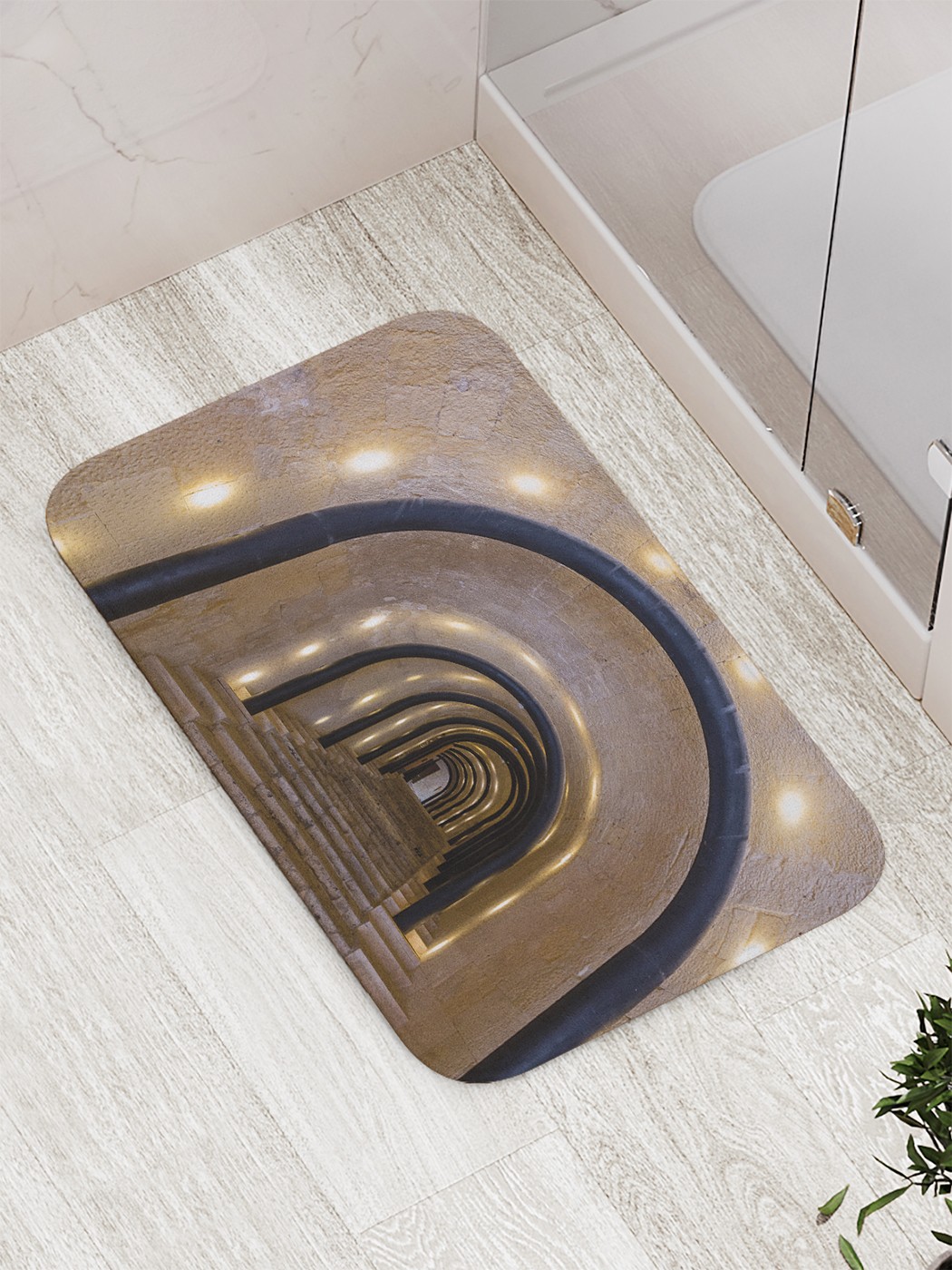 

bath_86694 Коврик противоскользящий для ванной, сауны, бассейна, 77х52 см