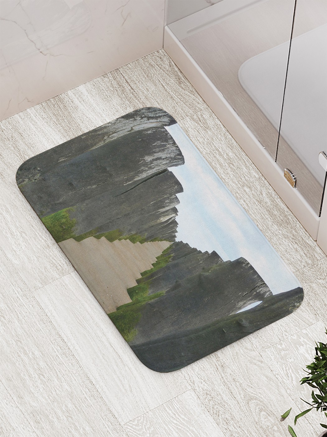 

bath_86686 Коврик противоскользящий для ванной, сауны, бассейна, 77х52 см