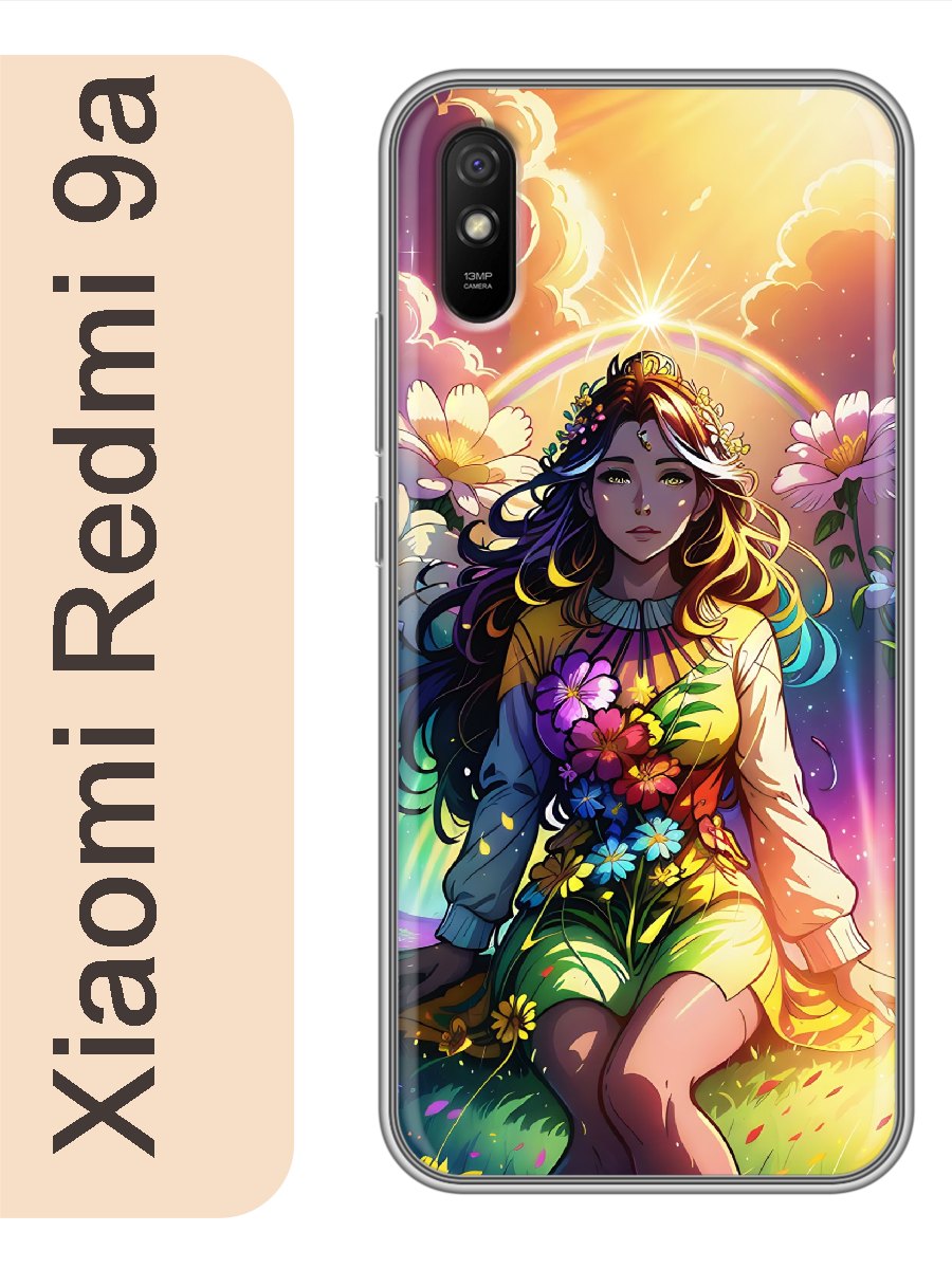 

Чехол на Xiaomi Redmi 9a аниме девушка 915, Прозрачный, red9aanim