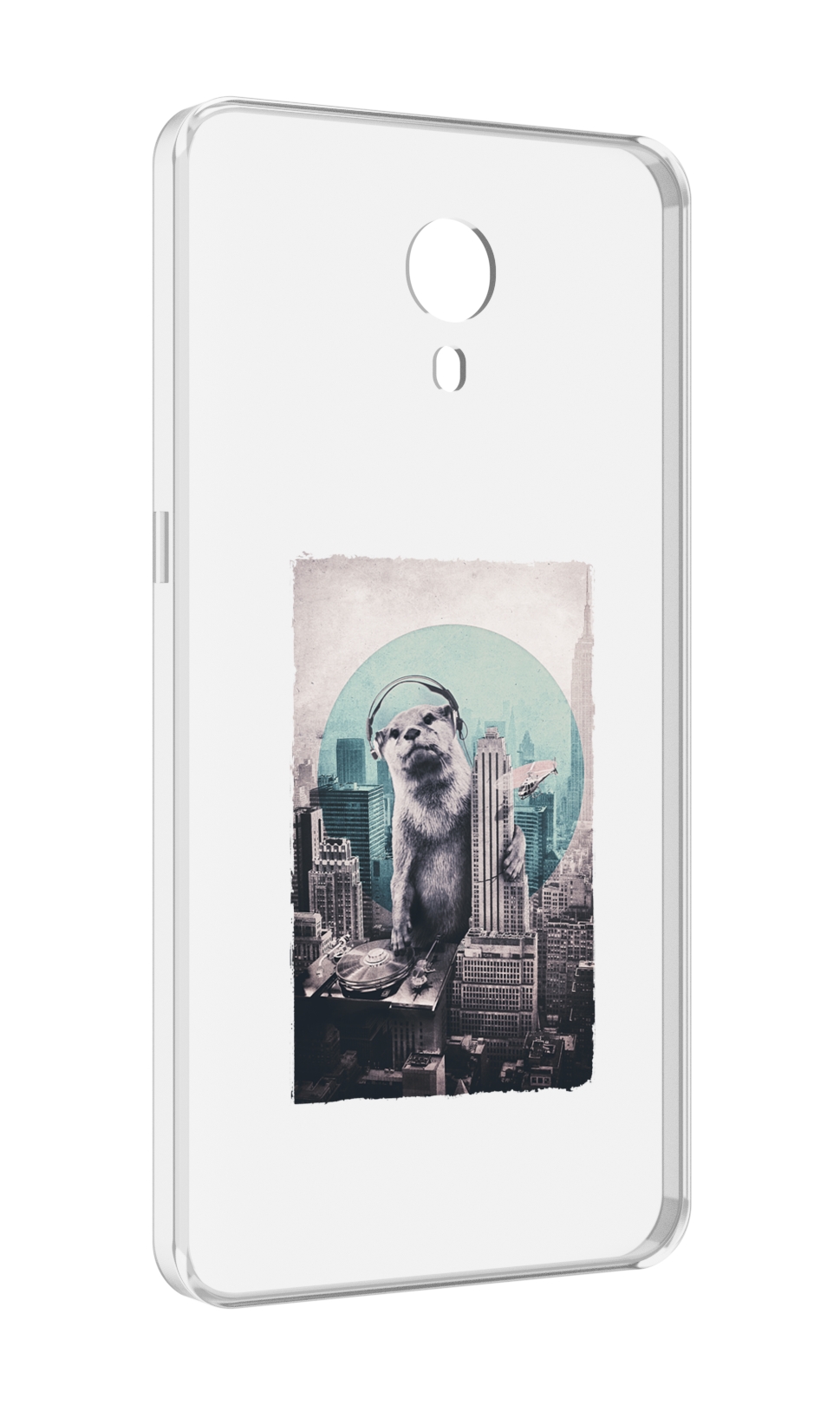 

Чехол MyPads выдра в городе для Meizu M3 Note, Прозрачный, Tocco