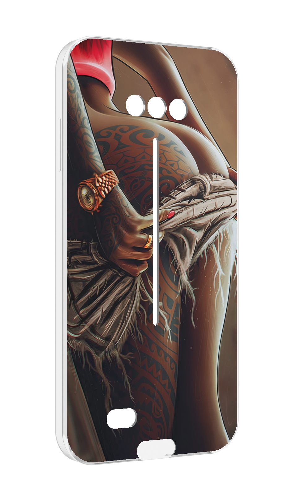 

Чехол MyPads полуголая девушка фотография женский для Doogee S41/S41 Pro противоударный, Tocco