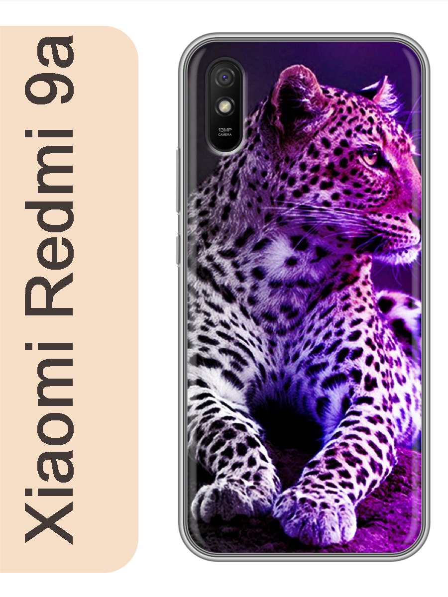 

Чехол на Xiaomi Redmi 9a гепард 886, Прозрачный, red9azhiv