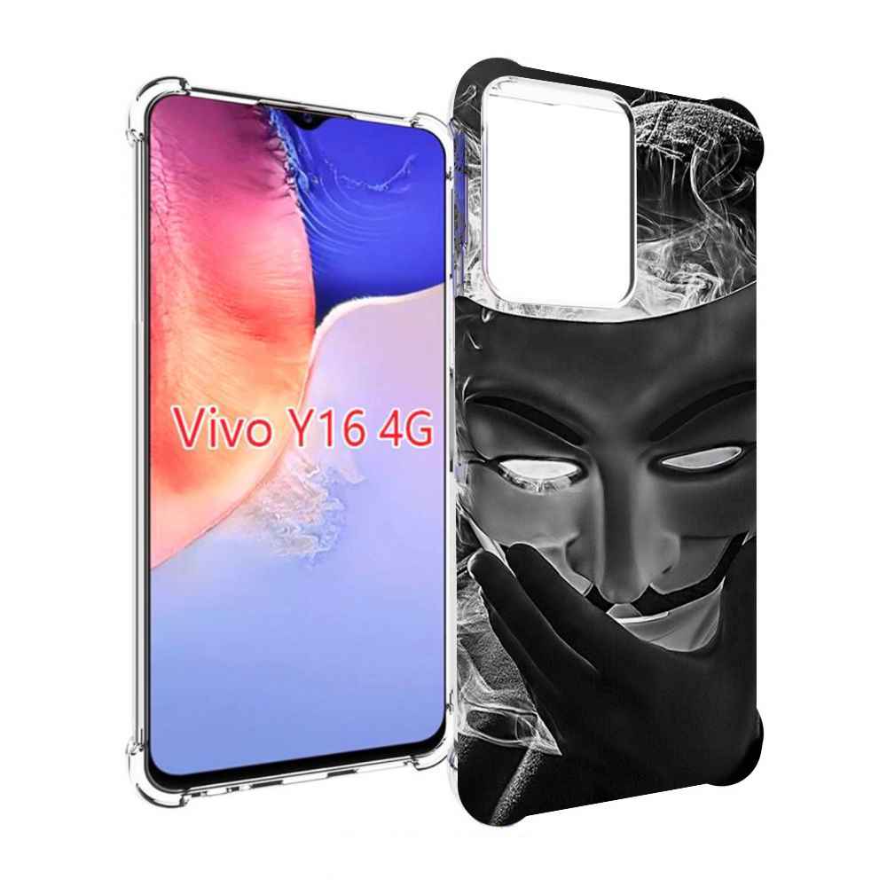 

Чехол MyPads Маска для Vivo Y16 4G/ Vivo Y02S, Прозрачный, Tocco