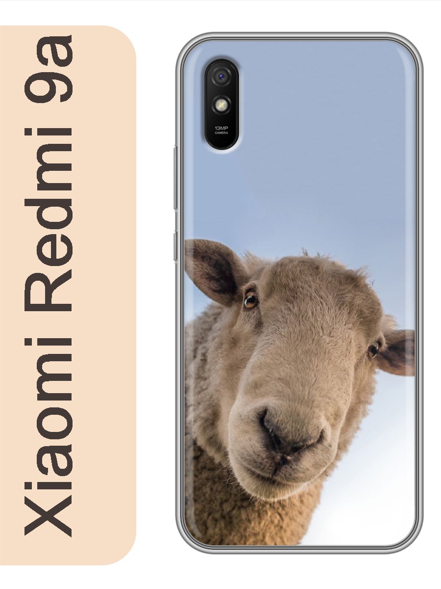 

Чехол на Xiaomi Redmi 9a овечка 864, Прозрачный, red9azhiv