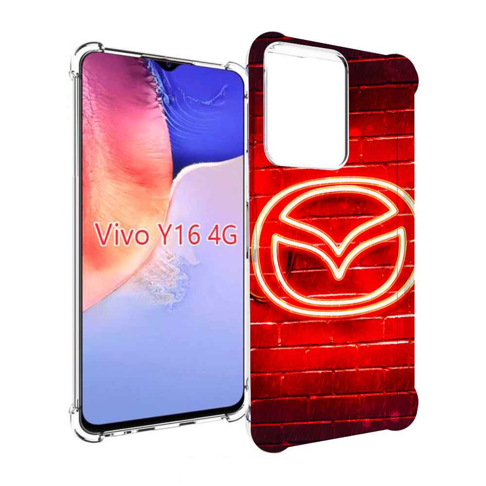 

Чехол MyPads Мазда для Vivo Y16 4G/ Vivo Y02S, Прозрачный, Tocco