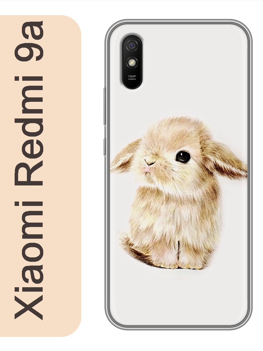 

Чехол на Xiaomi Redmi 9a зайчик 857, Прозрачный, red9azhiv