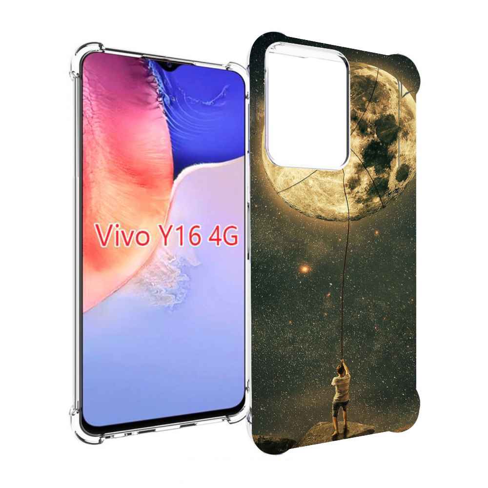 

Чехол MyPads Луна-светит для Vivo Y16 4G/ Vivo Y02S, Прозрачный, Tocco