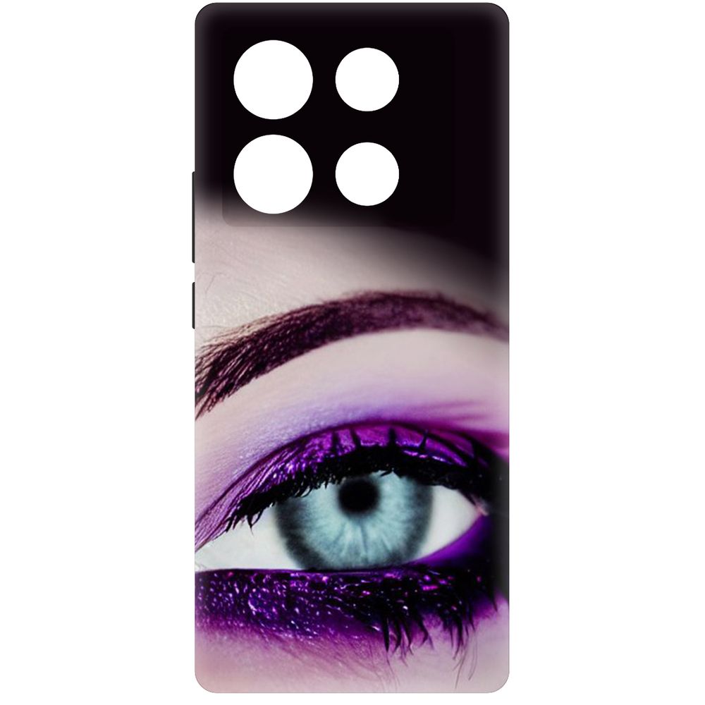 

Чехол-накладка Krutoff Soft Case Взгляд для INFINIX Note 40 черный