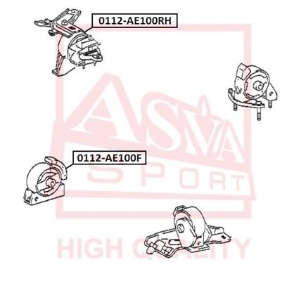 

Опора двигателя ASVA 0112ae100f