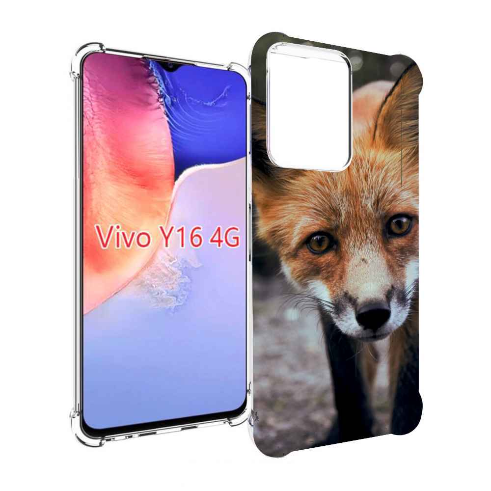

Чехол MyPads Лисица для Vivo Y16 4G/ Vivo Y02S, Прозрачный, Tocco