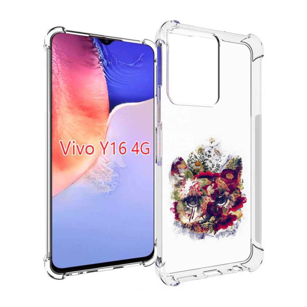 

Чехол MyPads Лиса в цветах-2 для Vivo Y16 4G/ Vivo Y02S, Прозрачный, Tocco