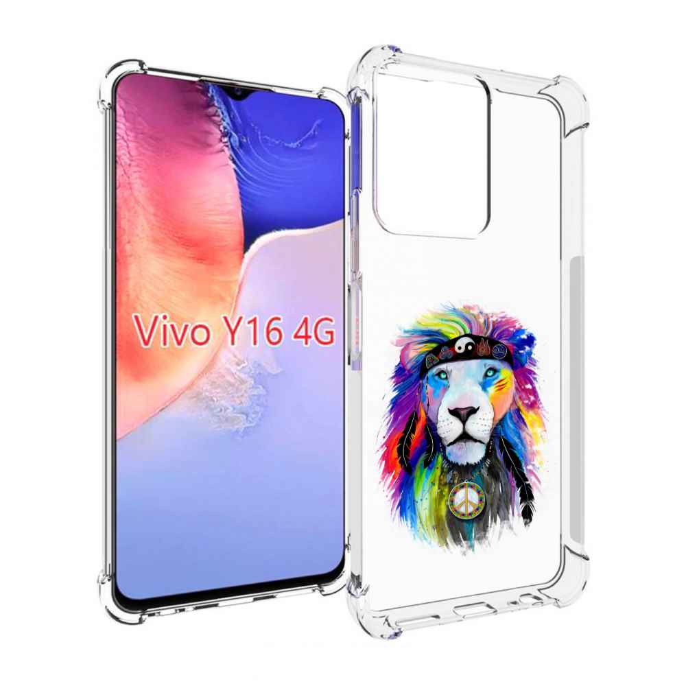 

Чехол MyPads Лев 3 для Vivo Y16 4G/ Vivo Y02S, Прозрачный, Tocco