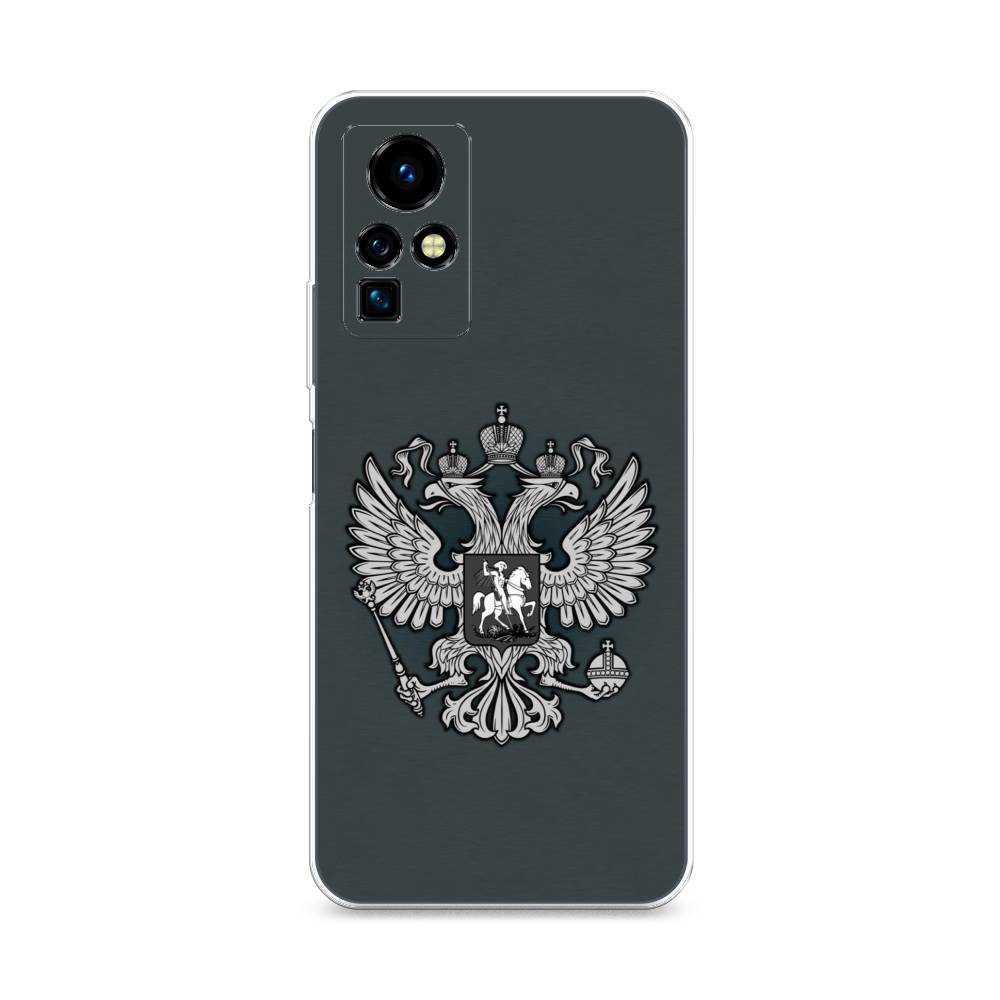 фото Чехол awog "герб россии серый" для infinix zero x pro