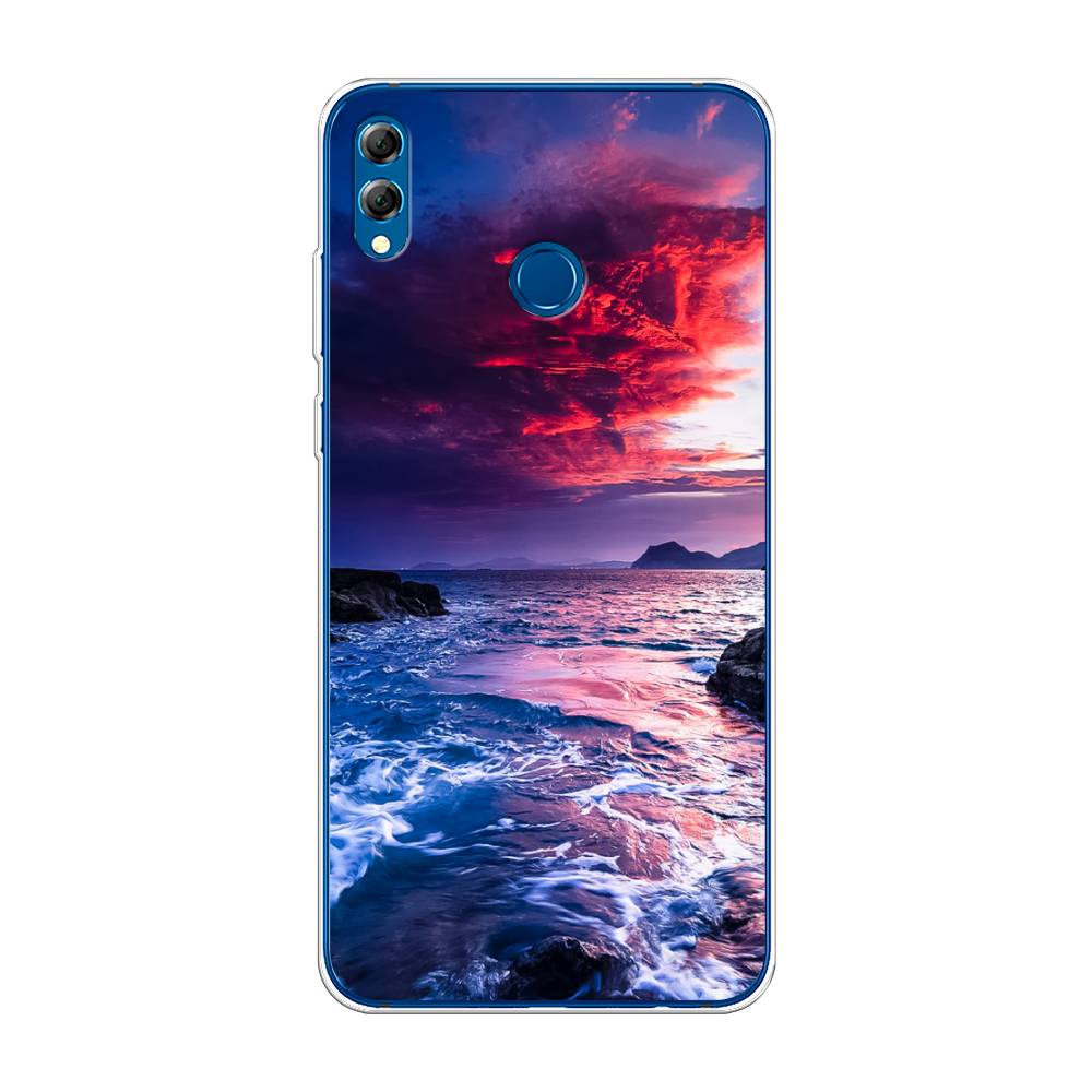 

Чехол Awog на Honor 8X Max "Волны 1", Розовый;синий, 66550-4