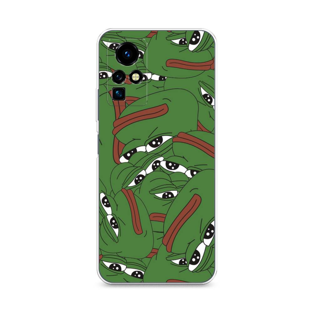 

Чехол Awog на Infinix Zero X Pro "Печальный frog", Разноцветный, 3101150-9