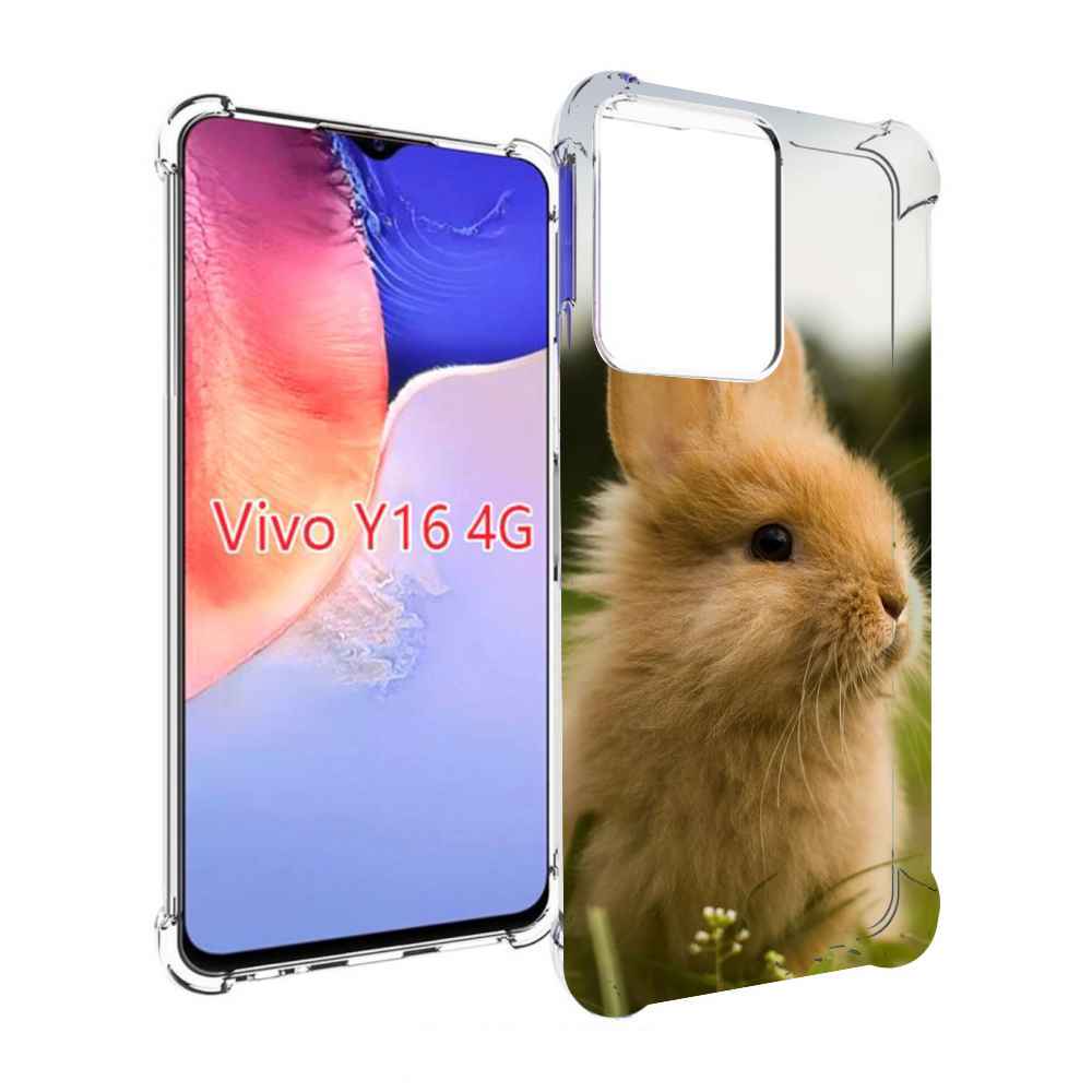 

Чехол MyPads Кролик для Vivo Y16 4G/ Vivo Y02S, Прозрачный, Tocco