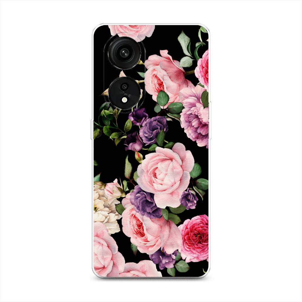 

Чехол Awog на Oppo Reno 8T 5G "Пионы на черном", Черный;розовый;зеленый, 2513150-8