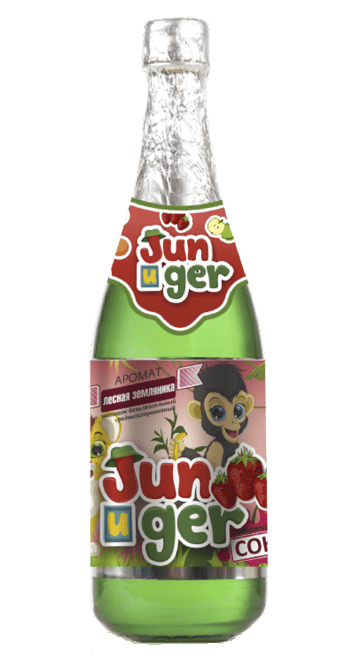 

Детское шампанское Junger Лесная земляника 1 л