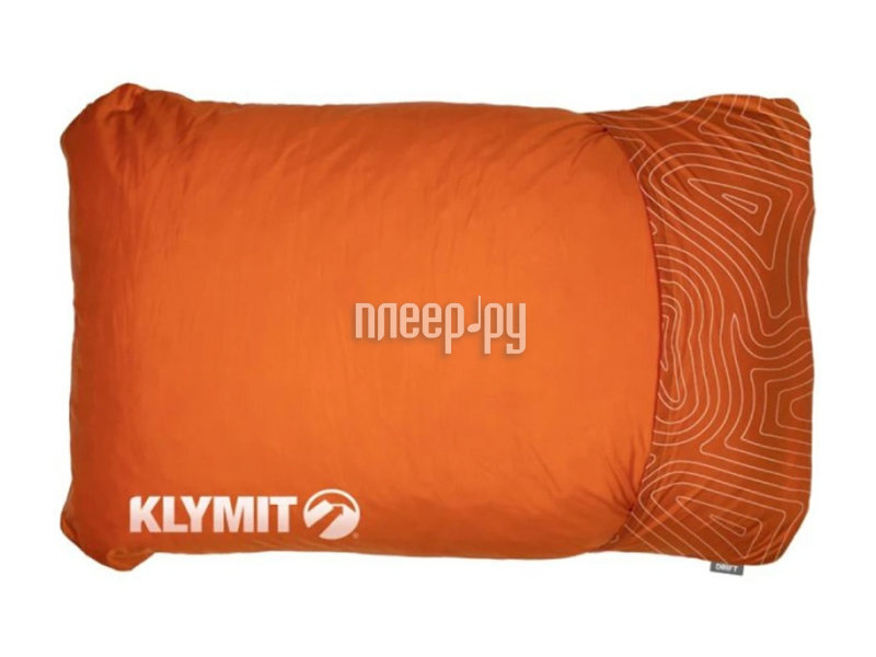 фото Подушка klymit drift camp pillow large orange 12dror01d nobrand